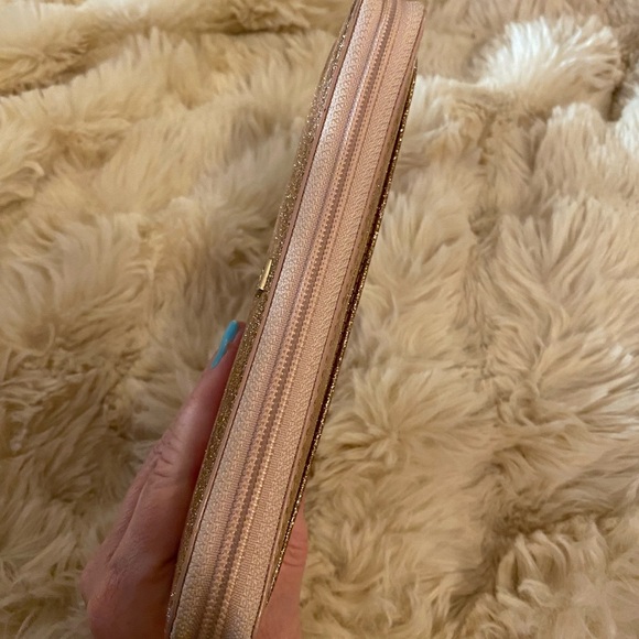 Kate Spade New York Mavis Street Neda Sparkle Rose Gold Wallet, EUC - Picture 5 of 13